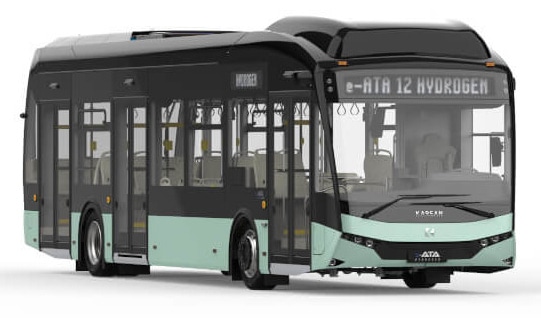 E ata hydrogen white background